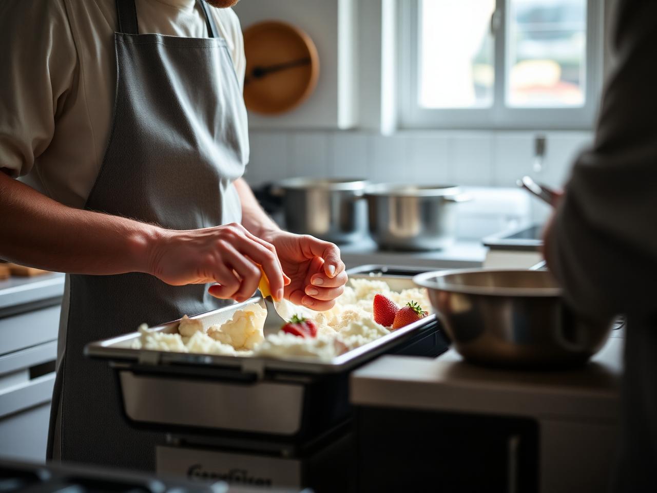 L'atelier de fabrication de Beffroi Glaces